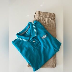 🌟BUNDLE 🌟 H&M Boys Cotton Twill Chinos Beige Size: 7 EUC